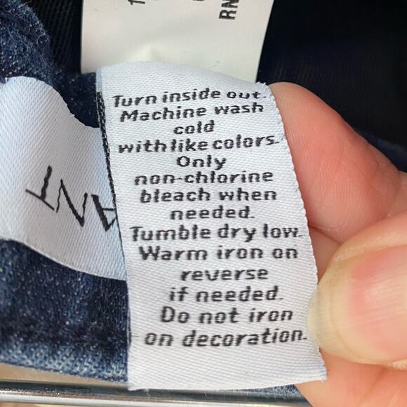 Lane Bryant Super Stretch Mid Rise Distressed Raw Hem Skinny Jeans Size 22 - Picture 5 of 6